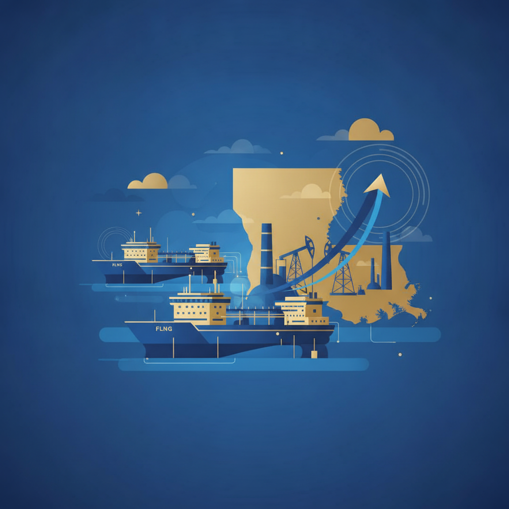 Delfin, Louisiana'da İkinci FLNG Üzerinde İlerliyor