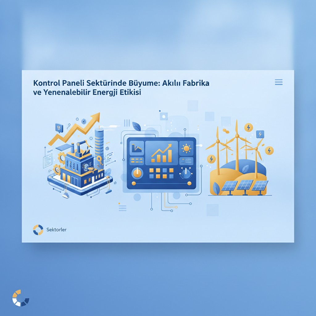 Kontrol Paneli Sektöründe Büyüme: Akıllı Fabrika ve Yenilenebilir Enerji Etkisi