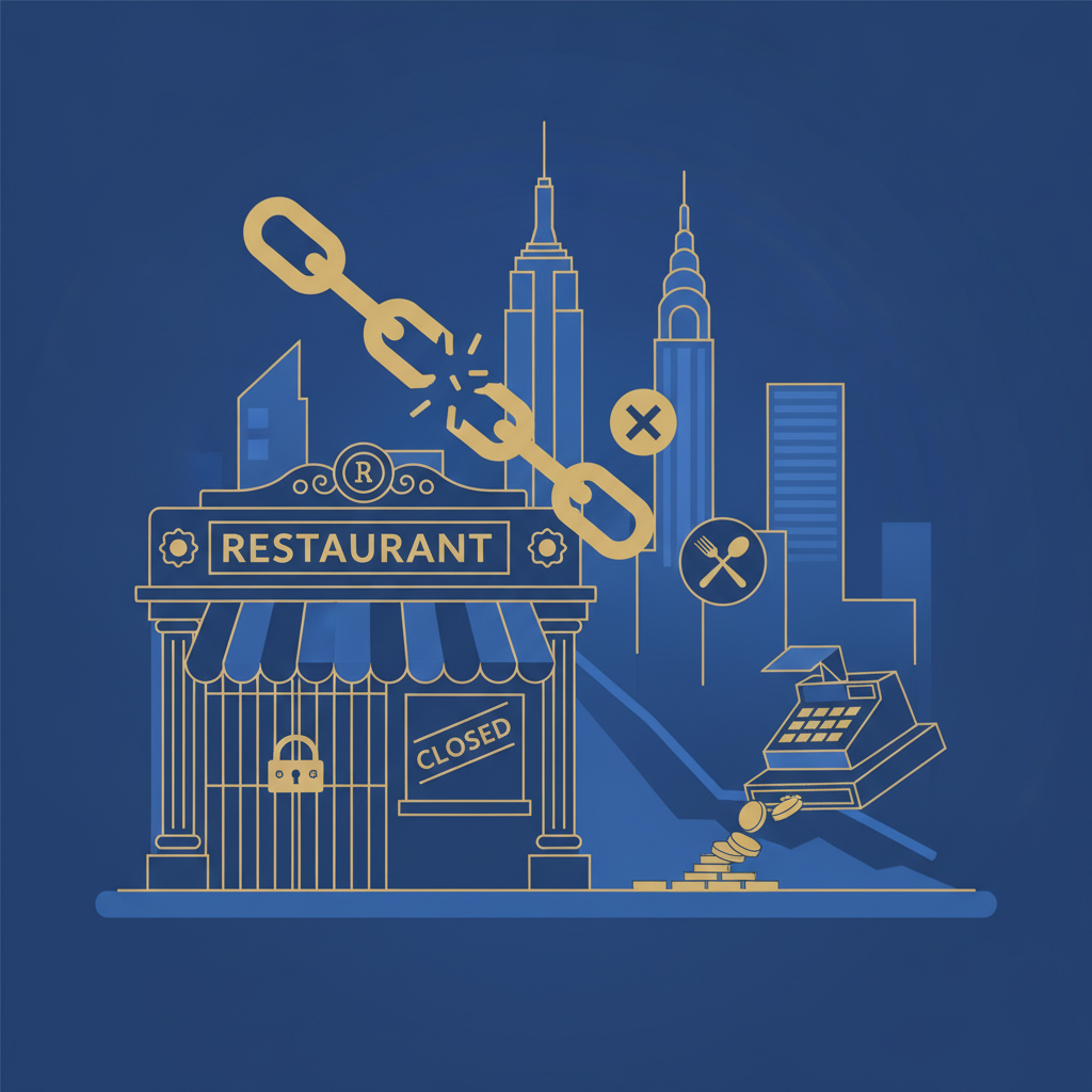 New York'ta Tanınmış Restoran Zinciri Kapandı