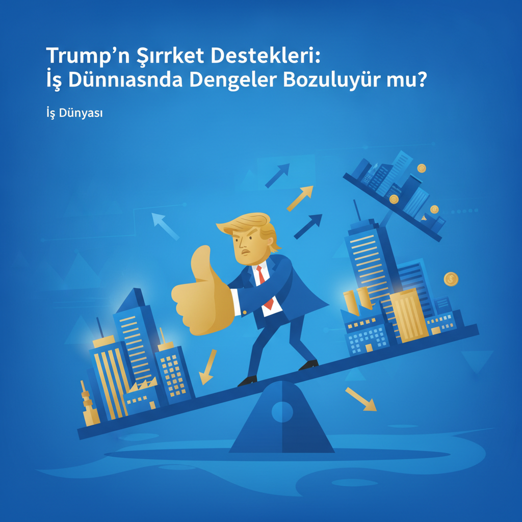 Trump'ın Şirket Destekleri: İş Dünyasında Dengeler Bozuluyor mu?