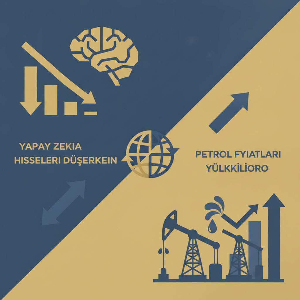 Yapay Zeka Hisseleri Düşerken, Petrol Fiyatları Yükseliyor